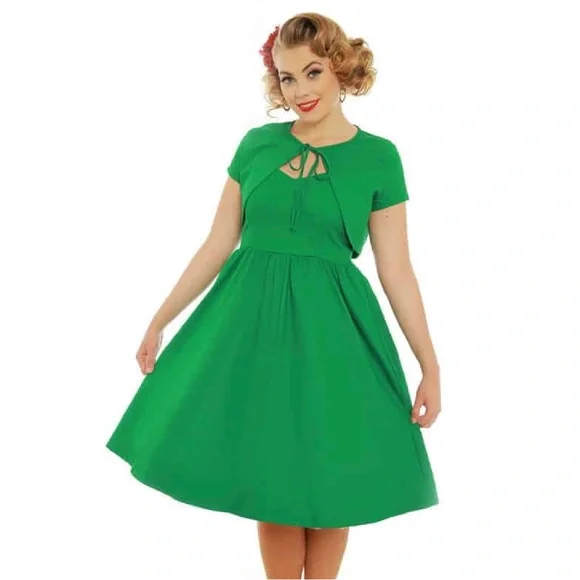 Lindy Bop | Dresses | Nwt Green Lindy Bop Vintage Retro Pinup Liana Circle Dress W Bolero | Poshmark Lindy Bop | Dresses | Nwt Green Lindy Bop Vintage Retro Pinup Liana Circle Dress W Bolero | Poshmark